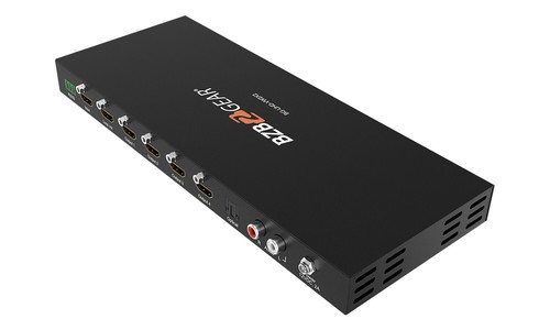 Controlador de pared de video HDMI BZBGEAR 2x2 4K UHD con incrustación de audio - Imagen 6 de 9