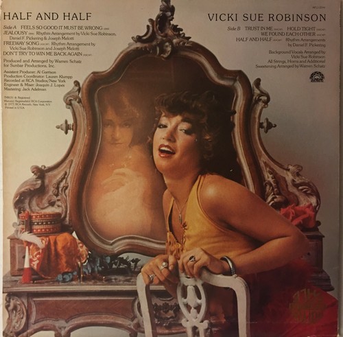 Vicki Sue Robinson Half & and Half LP Vinyl PROMO Record Funk / Soul 1977 - Picture 2 of 2