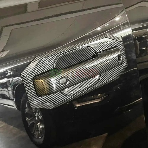 For Ford F-150 Accessory 2023 Carbon Car Side Door Handle Bowl Protector Cover - Picture 6 of 7