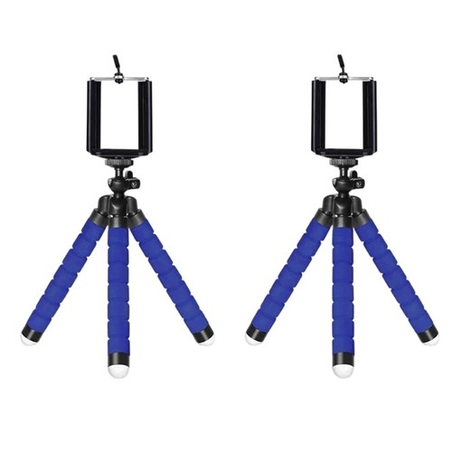 2pcs Tripod Stand with Clip Flexible Tripod Portable Bracket Holderr - Zdjęcie 5 z 11