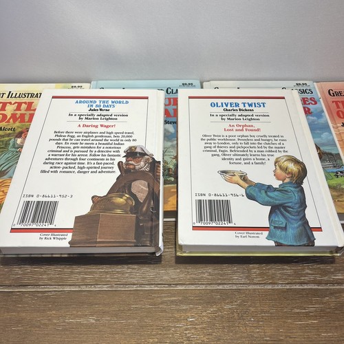 Great Illustrated Classics Lot of 6 Hardcover Homeschool Teacher Baronet Books - Picture 6 of 6