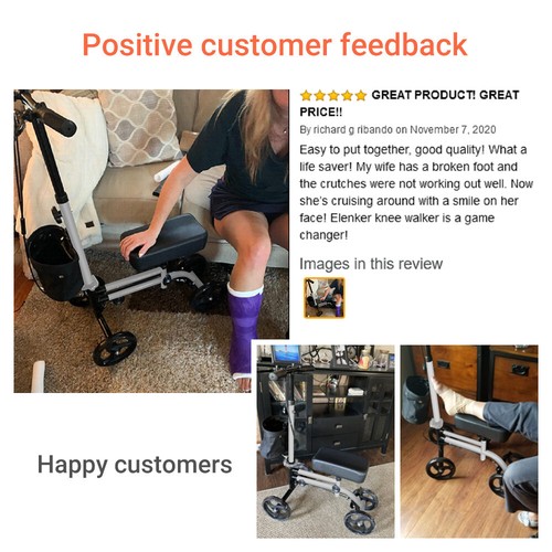 Altus Knee Walker Knee Scooter Mobility Walking Equipment Alternative Crutches - Picture 22 of 52
