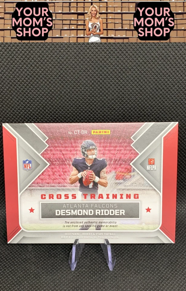 2022 Panini Rookies & Stars #CT-DR Desmond Ridder Cross Training #/249 RC Patch - Image 2 of 2