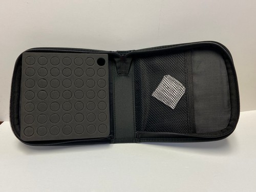 Nuovo campione di olio essenziale Dram custodia da viaggio con cerniera inserto in schiuma contiene 49 bottiglie - Foto 1 di 4