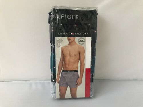 TOMMY HILFIGER S SIZE MEN 3 PACK SLIM WOVEN BOXERS 100% COTTON $39 - Picture 8 of 19