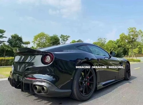 Fits Ferrari F12 Berlinetta Coupe 2013-2017 Carbon Fiber Rear Trunk Spoiler Wing - Picture 12 of 21