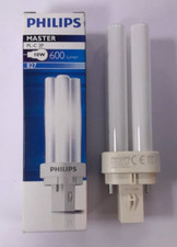 Philips 10W G24d-1, 2 pin, 2700K Low Energy CFL Light Bulb PL PLC Lamp