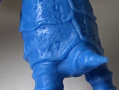 RARE Vintage 1990 Ultra Q #47 KANEGO Fujiya Kaiju Monster PART 4 Toy BLUE 2.25” - Picture 3 of 3