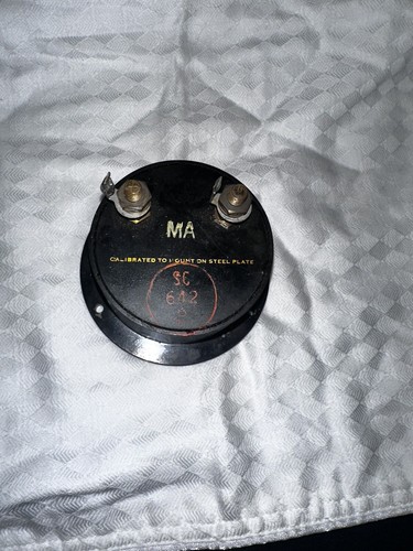 Vintage Western Electric D-164386 Milliamperes D C Gauge - Picture 3 of 3