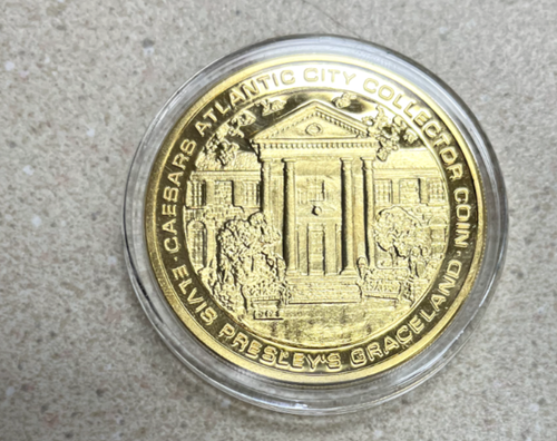 Caesars Casino Atlantic City Casino Elvis Presley 20th Anniversary Coin Set 1979-99 - Bild 4 von 5