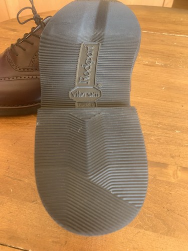 Oxford Rockport Dressport Borgoña Punta de Ala 12 W - Imagen 11 de 12