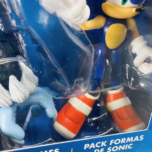 Sonic The Hedgehog Jakks Pacific 3-Pack Forms Werehog Soap Shoes Sonic 2024 New - Bild 23 von 24