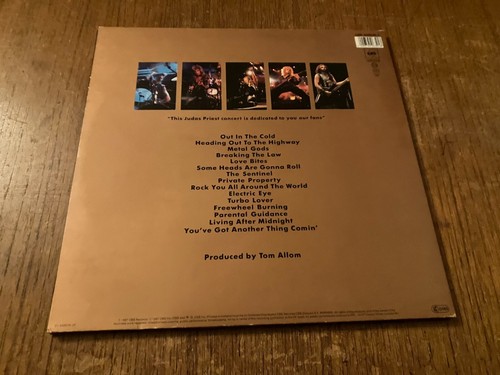 JUDAS PRIEST Priest...Live 2-LP Gatefold Vinyl 1987 Dutch 1st Pres - Picture 6 of 6