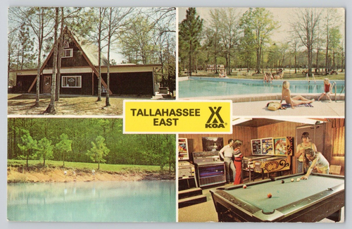 Cartolina Tallahassee East KOA, Monticello, Florida campeggio