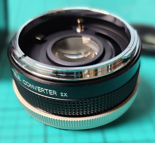 Super Albinar Auto Tele Converter 2X Lens Extender w/Lens Covers & Case Japan - Picture 4 of 7