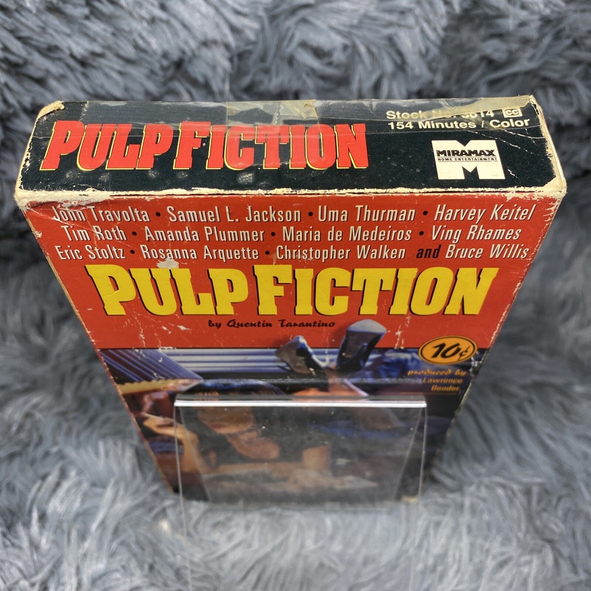 Pulp Fiction VHS 1994 Miramax Quentin Tarantino Travolta Thurman