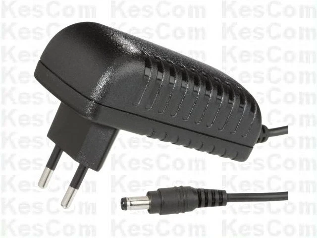 KESCOM Cargador Fuente de alimentación Enchufe Fuente de alimentación 5V / 1000mA Jack 5,5 / 2,1mm + Polo interior