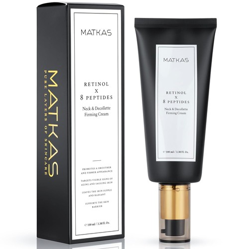 Korean Retinol Neck Firming Cream 8 Peptides Tightening Cream for Sagging Skin - Picture 6 of 9