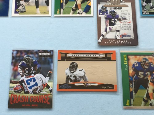 1996+ RAY LEWIS Rookie-SP-Base Lot x 19 Fleer TC Refractor Pros /500 | HOF Batch - Picture 7 of 12