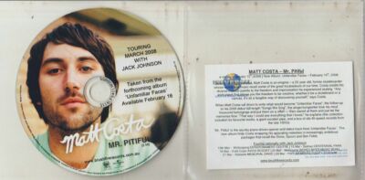 C.D.MUSIC   J889  MATT COSTA  Mr.PITIFUL    SINGLE  TRACK