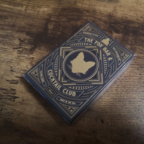 The Fox Bar & Cocktail Club Theory11 Playing Cards New Rare USPCC Nashville Deck - Picture 2 of 6