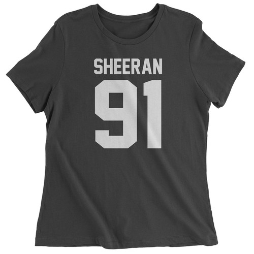 Sheeran 91 Jersey Style Geburtstag Jahr Damen T-Shirt - Bild 12 von 22