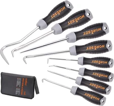 8-Piece Heavy Duty Pick and Hook Set, Car Auto Oil Seal/O-Ring Seal Gasket Pick