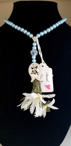 Turkish-Hand-Crocheted-Oya-with-Blue-Christal-Beaded-Necklace