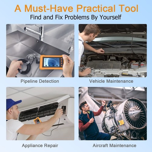 KZYEE 32ft 5.5mm Len Industrie Endoskop Kamera 1080P Digitales Inspektionskamera - Bild 9 von 10