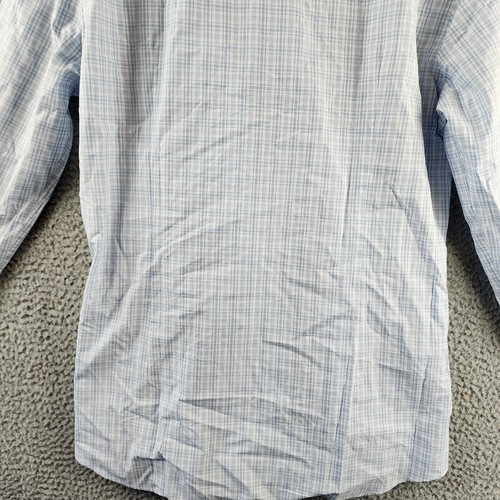 HUGO by Hugo Boss Kenno Slim-Fit Dress Shirt Men's 41 16 Light Pastel Blue L/S - Picture 12 of 14