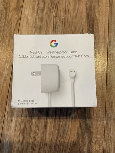 Google Nest GA02277-US Camera Weatherproof Cable 5M - White - Picture 3 of 3