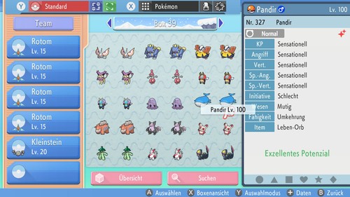 PVP Shiny Pandir 6IV | LVL 100 | Pokemon Strahlender Diamant - 第 3/3 張圖片