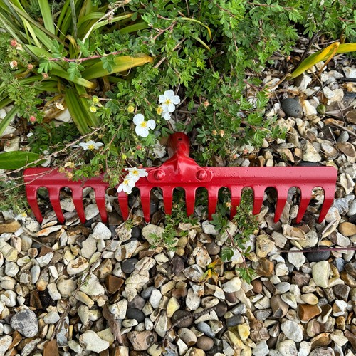 Heavy Duty Steel Rake Leaf Lawn Leaves Garden 33, 39, 44, 50 cm 115 cm Handle - Picture 17 of 35
