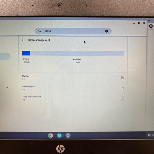HP Chromebook 11 G5 11.6" Black Laptop | 2GB Ram 16GB SSD Intel Celeron N3060 - Picture 12 of 13