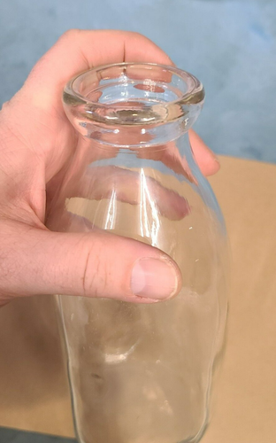 VTG Clear Milk Bottles Different Size Lot Of 5 PC Rowan Dairy The Milk Protector - Picture 9 of 17