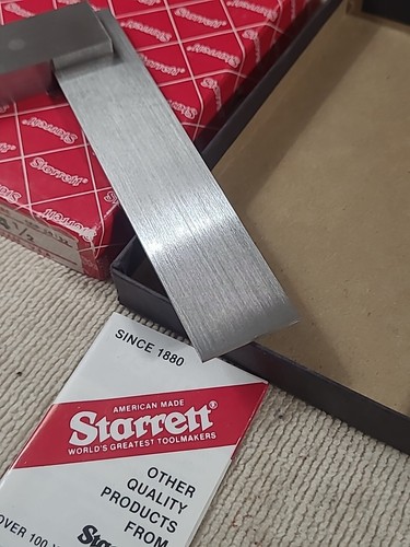 Starrett 20-4 1/2 Precision Square In Box USA Made Machinist Tool. - Imagen 10 de 15