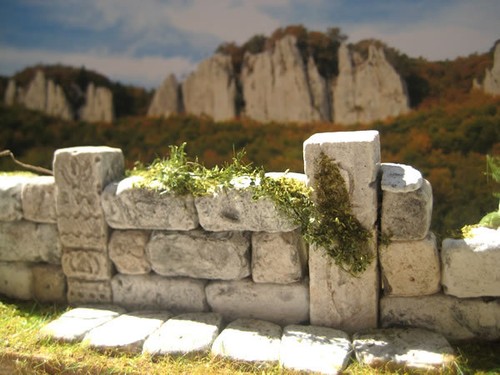 MAUER Modellbau Steine, mind. 1,50 Meter, Krippenbau, Krippenzubehör - Bild 2 von 6