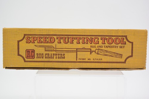 Vintage RC Rug Crafters Speed Tufting Tool Set with Instruction Manual and Gauge - Picture 1 of 5