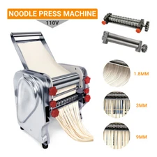 Commercial Electric Dough Roller Sheeter Noodle Pasta Dumpling Maker Machine US