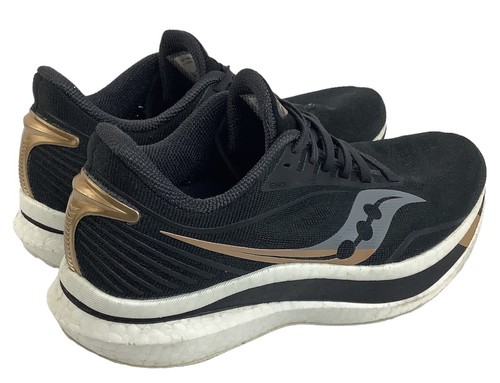 Saucony Endorphin Speed Women's Size 8 Running Walking Shoe S10597-40 Black/Gold - Picture 2 of 11