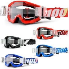 100/% Prozent Racecraft Goggle Brille Klar DH MTB MX Downhill Mountainbike Cross