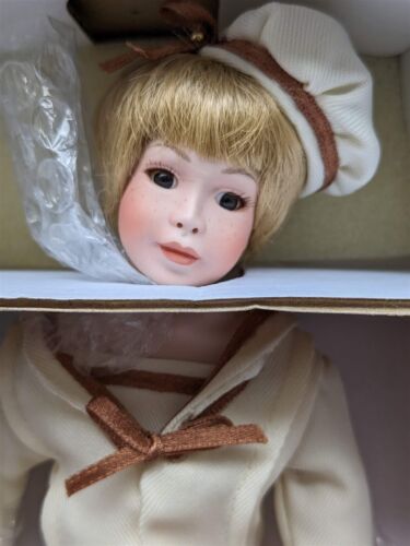 Paradise Galleries Ring Bearer Victorian Bridal Party 10" Porcelain Doll Rose - Picture 4 of 8