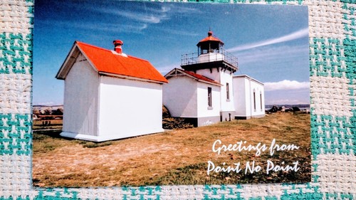 BEAUTIFUL POST CARD GREETINGS FROM POINT No POINT HANVILLE WASHINGTON. - Picture 6 of 12