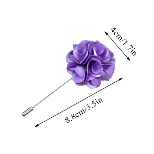 Blazer tuta uomo tessuto raso fiori risvolto ballo boutonniere corsetto regalo - Foto 2 di 24