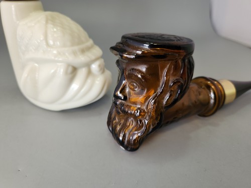 Avon Vintage Scent/ Aftershave Glass Bottles Pipe Themed - Picture 3 of 7
