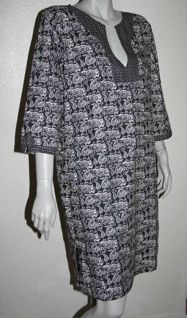rock flower paper anaya black cotton kurta shift dress l ebay rock flower paper clothing