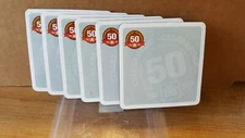 HOME HARDWARE 50TH ANNIVERSARY FOAM BACK COASTERS (6) *NEW IN PACKAGE*