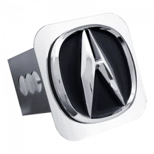 Acura 3D Logo Black Fill Class III Trailer Tow Hitch Plug Official Licensed