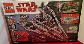 NEW SEALED Lego 75190 First Order Star Destroyer 1460 Pieces (Hard to Find)