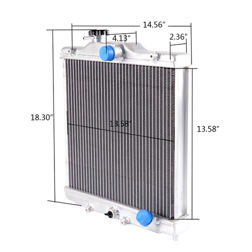 2-Row Aluminum Radiator Fit For 92-00 CIVIC EJ/EK/DEL SOL EG/INTEGRA DB DC - Bild 2 von 7